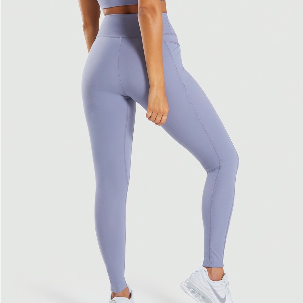 Gymshark steel blue leggings with pockets
